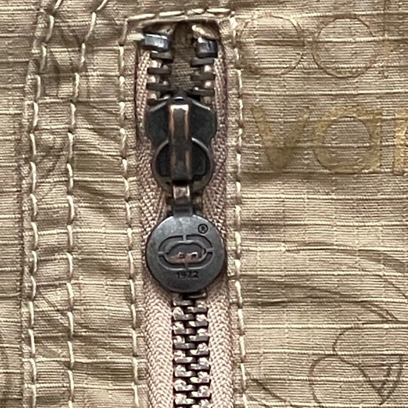 100% cotton rip stop Eckored military jacket with tonal chain print sz small NWT - Picture 6 of 12